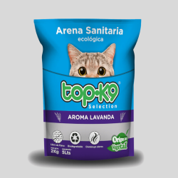 TOP K9 Arena Sanitaria Ecológica Lavanda 2k | Higiene y Sustentabilidad | Bassa Pet