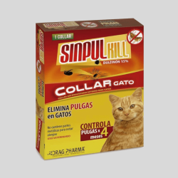 SINPULKILL Collar Antiparasitario externo Gato | Protección Continua | Mascota Bassa