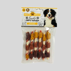 Snack Natural Brocheta 115g | Bocadillos Naturales para Perros | Bassa Pet