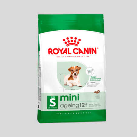 ROYAL CANIN Mini Senior Ageing 12+ Adulto S 3 kg | Alimento Especializado para Perros Ancianos | Bassa Pet