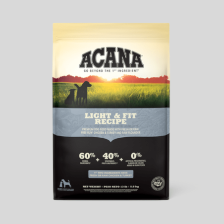 ACANA Dog Light & Fit Recipe | Alimento Premium para Mascotas con Sobrepeso | Bassa Pet
