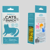 CATS SNACK Galletas Salmón y Hierba Gatera 80g | Snack para Gatos | Bassa Pet