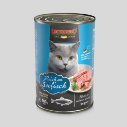 LEONARDO Cat Food Rico en Pescado 400g
