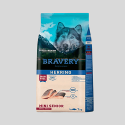 Bravery Herring Senior Small Breeds 2kg y 7kg | Alimento para Perros Senior Razas Pequeñas | Bassa Pet