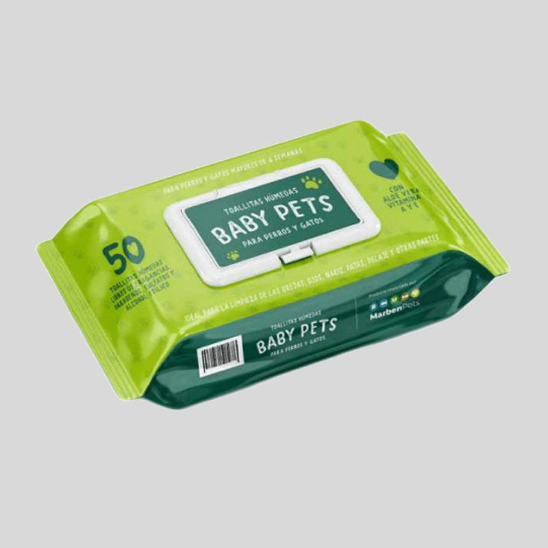 BABY PETS Toallas Húmedas 50 Unidades | Limpieza Suave y Efectiva | Bassa Pet BABY PETS Toallas Húmedas 50 Unidades | Limpieza Suave y Efectiva | Bassa Pet